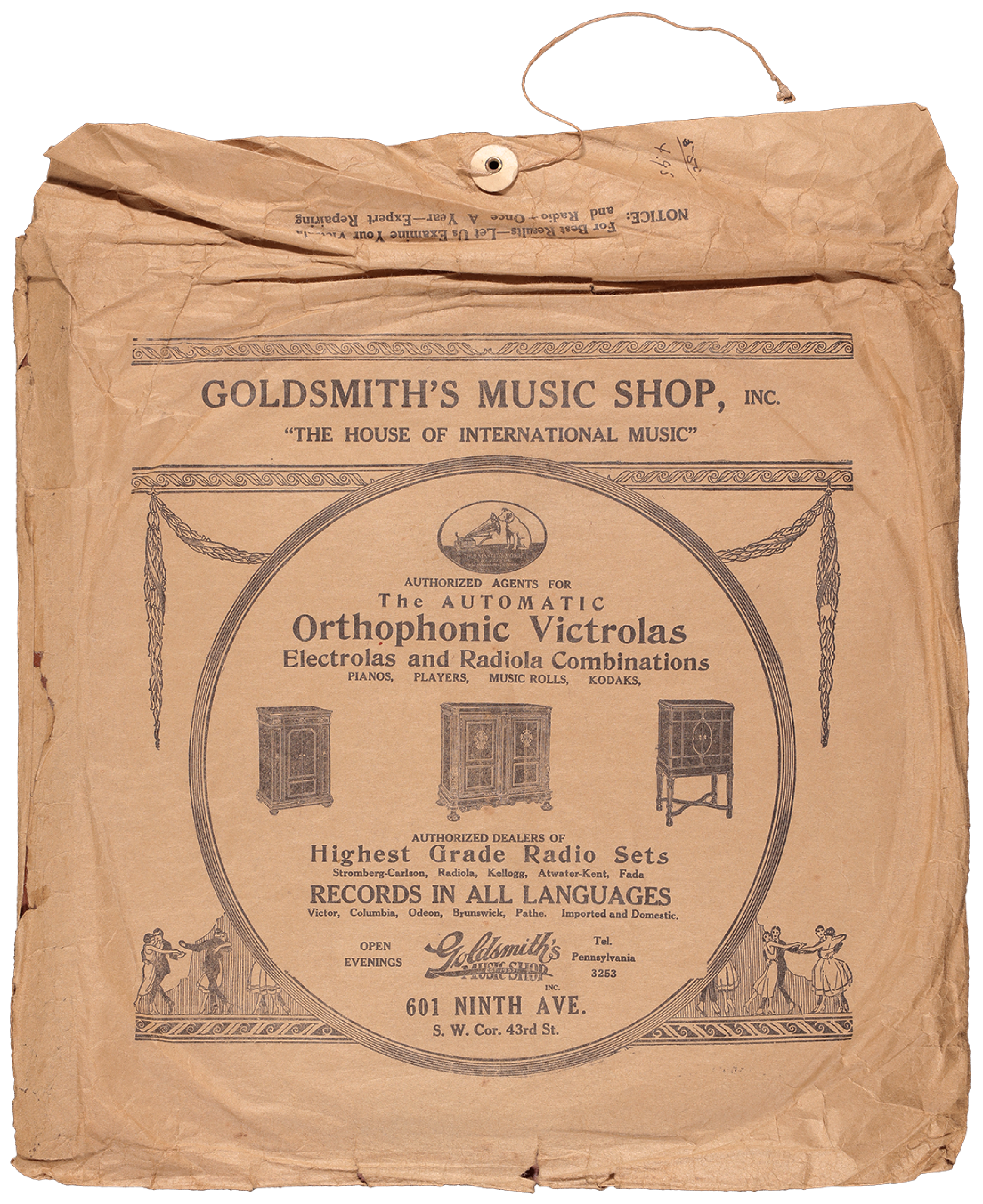 Schellackplatte-2-COPYRIGHT-Sammlung-Deutsches-Auswandererhaus